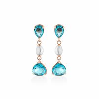 Orecchini Lelune Donna LELUNE GLAMOUR in Argento Perla LGEA563.2